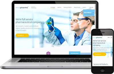 Náhled webu IMCoPharma