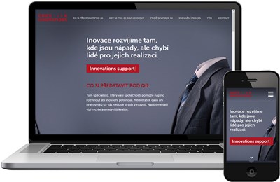 Náhled webu Quick Innovations
